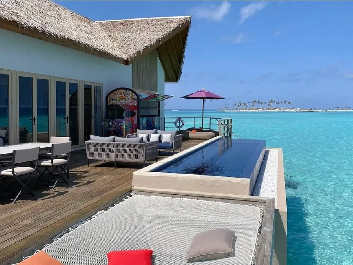 Hard Rock Maldives: photograph published by The Travel Book with this package
