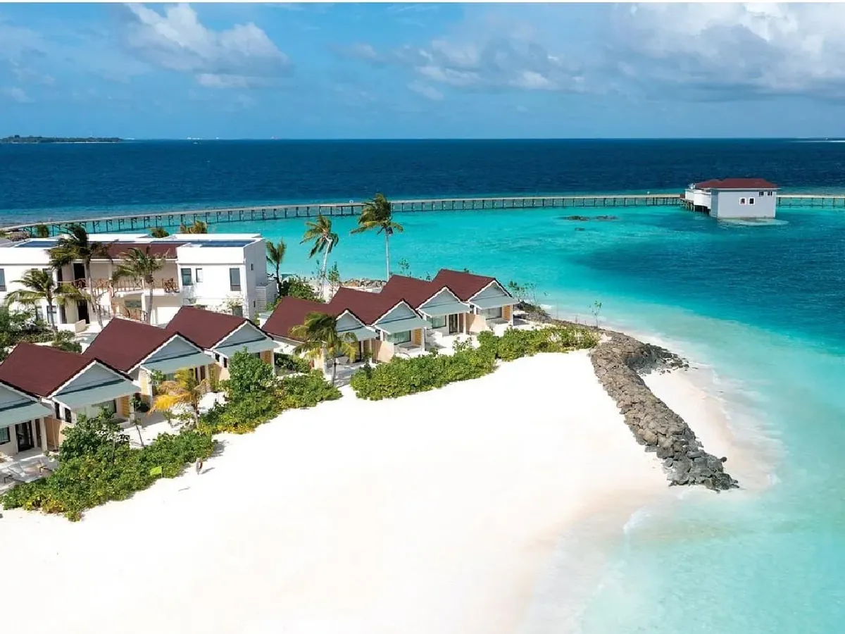 Oblu Ailafushi Maldives: photograph published by The Travel Book with this package